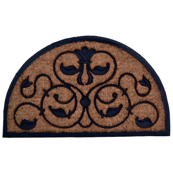 48 in. x 30 in. Coir;Rubber Outdoor Door Mat