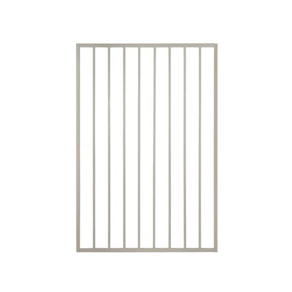 Pro Series 3 ft. x 5 ft. Navajo White Steel Fence Gate