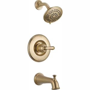 Linden 1-Handle 1-Spray Tub and Shower Faucet Trim Kit in Champagne Bronze (Valve Not Included)