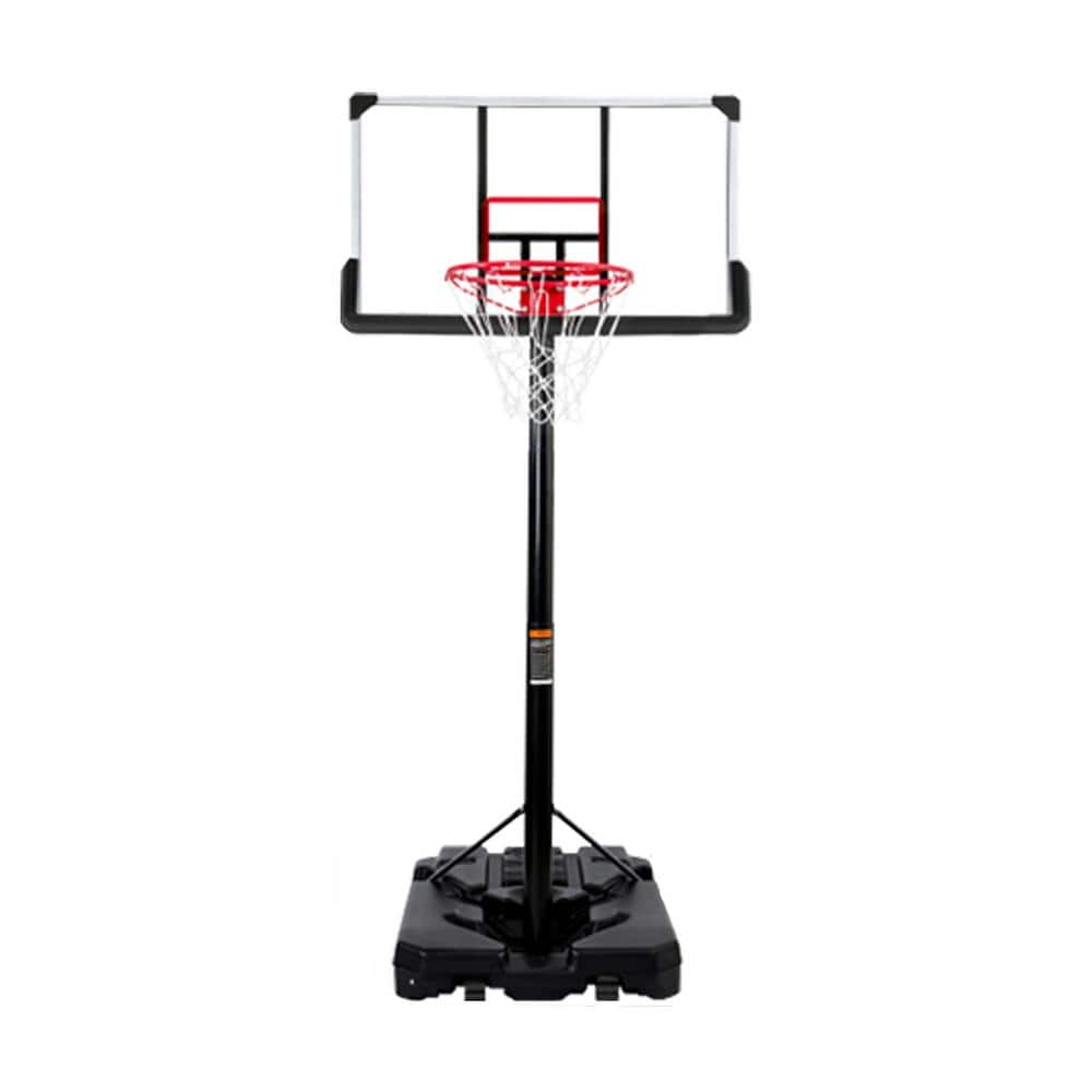 6.6 ft. to 10 ft. Adjustable Height Portable Basketball Hoop Goal Basketball System Basketball Equipment with Wheels -  Amucolo, YeaD-CYD0-V5W