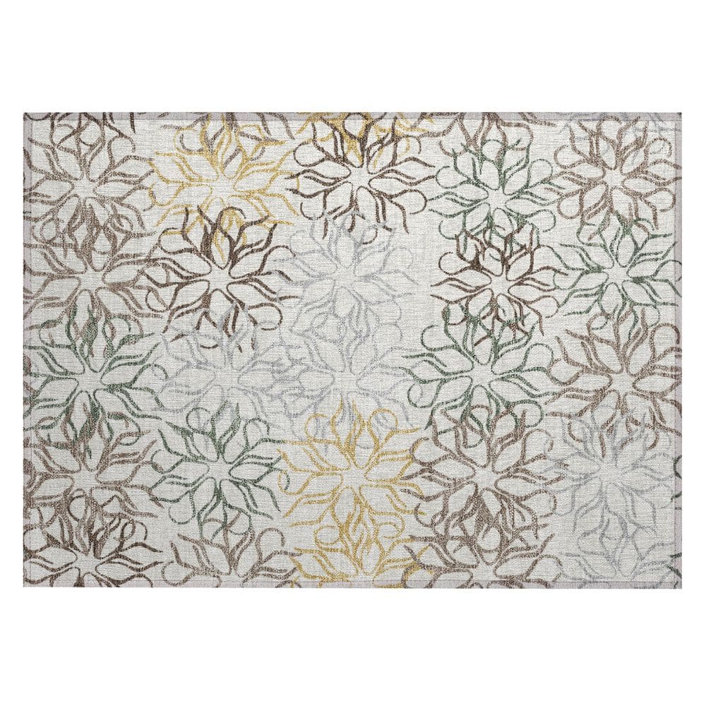 Chantille Machine Washable Indoor/Outdoor Abstract ACN2973 Ivory 2 ft. x 3 ft. Accent Rug price history on PriceWatchPro