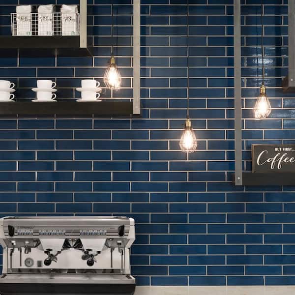 Zenia 2 in. x 9 in. Tide Porcelain Tile (9.6 sq. ft./Case)