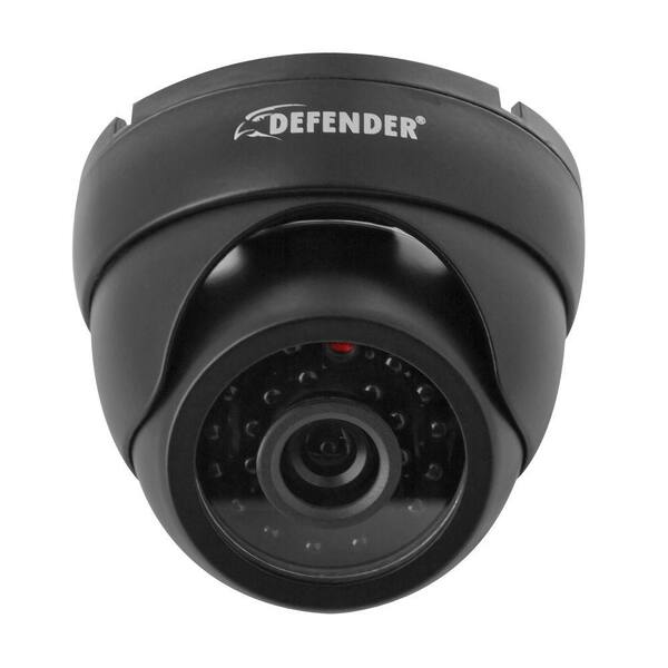 Defender Ultra Wired 600 TVL High Resolution Indoor/Outdoor Dome Security Camera