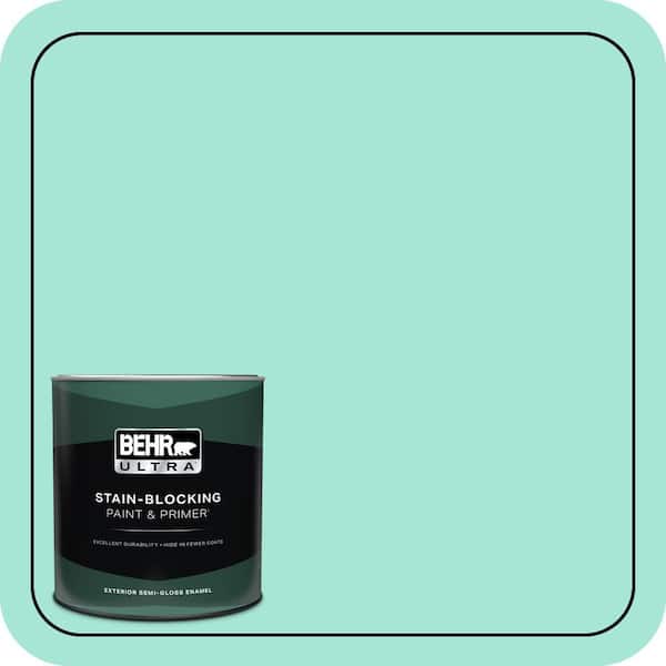BEHR ULTRA 1 qt. #480A-2 Botanical Tint Semi-Gloss Enamel Exterior Paint & Primer