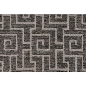 Labyrinth Wrought Iron Custom Area Rug with Pad