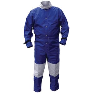 XL Nylon Blast Suit in Blue