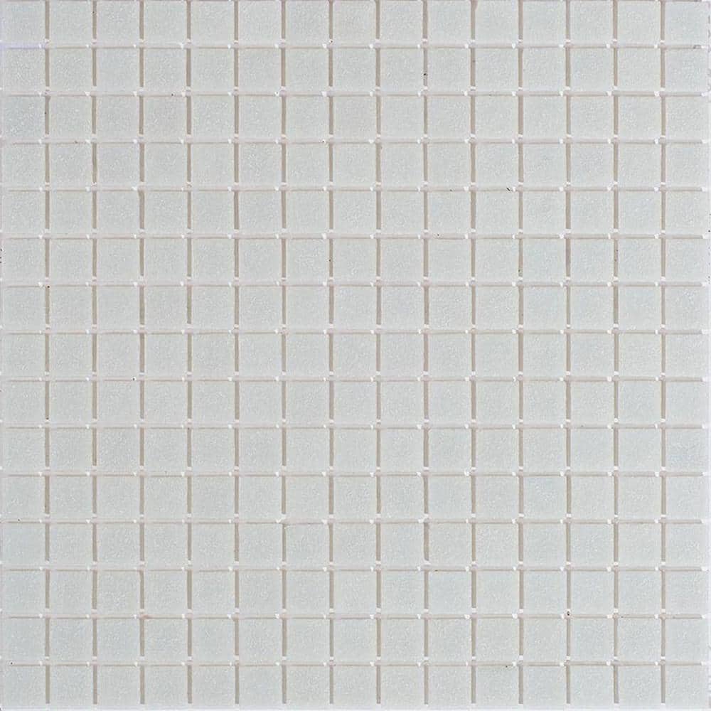 Dune 4 in. x 6 in. Glossy Cloud Gray Glass Mosaic Uniform square Wall & Floor Sample Tile (0.13 sq. ft./Piece) (1-Pack) price history on PriceWatchPro