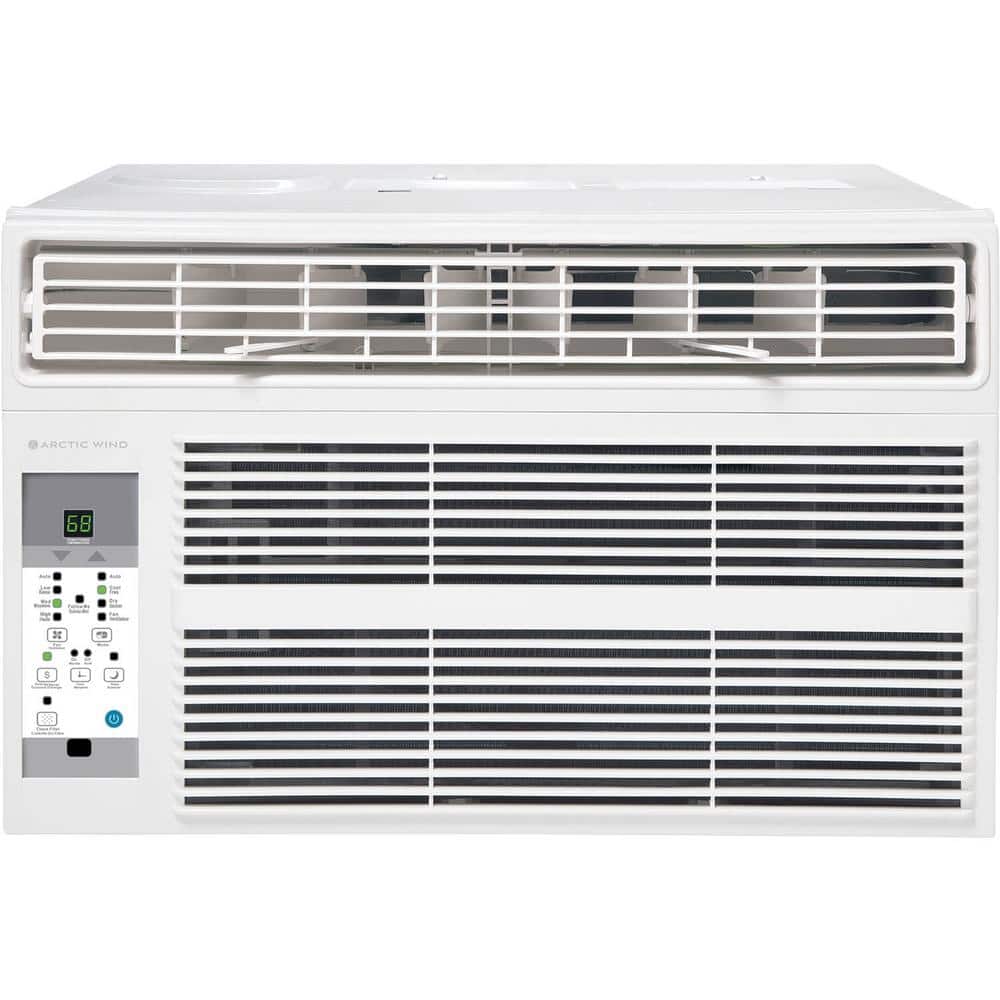 Arctic Wind 10,000 BTU 115-Volt Window Air Conditioner and Dehumidifier with Remote Control, 450 sq. ft. in White
