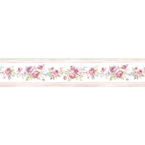 White Wedding Wallpaper Border Vinyl Roll (Covers 56 sq. ft.)