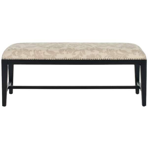 SAFAVIEH Zambia Off-White Upholstered Entryway Bench