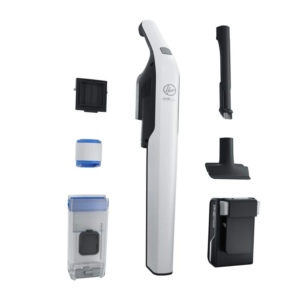 White Cordless Handheld Vacuum with HEPA Filter