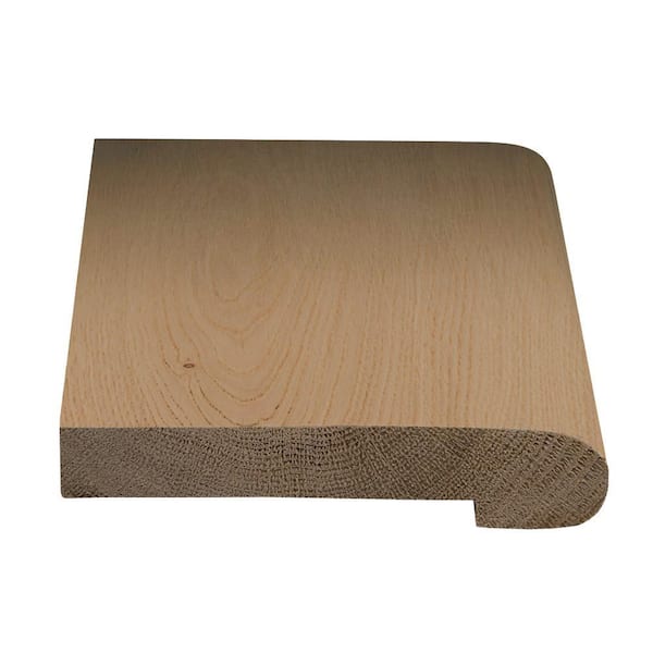 ASPEN FLOORING Lebanon 0.75 in. Thick x 3 in. Width x 77 in. Length Flush Stair Nosing European White Oak Hardwood Trim