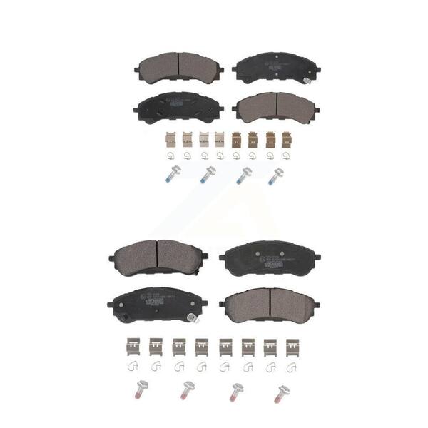 TEC Front Rear Ceramic Brake Pads Kit For 2019-2022 Ford Ranger KTC-100696