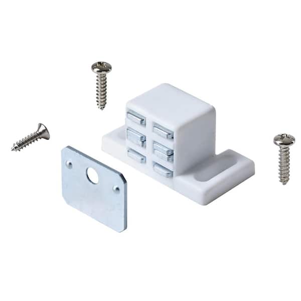 Everbilt High Rise Magnetic Catch, White (1-Pack)