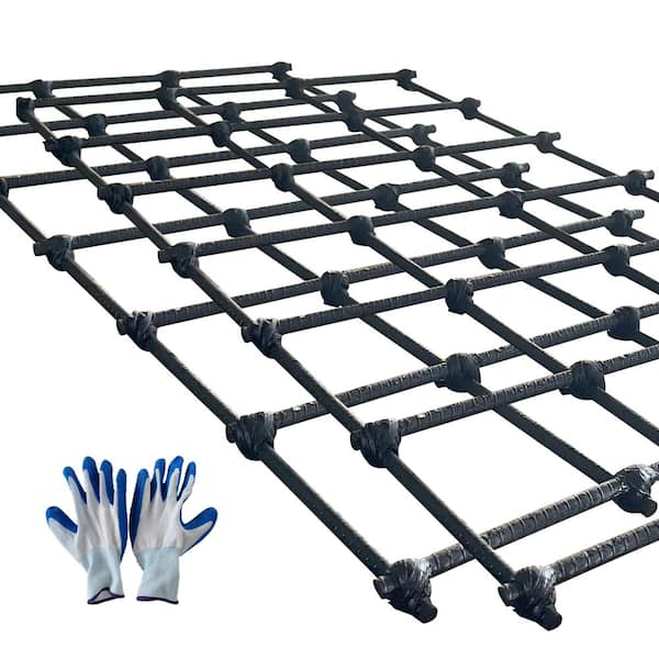 Wellco 1 ft. x 2 ft., 4 in. x 4 in. FRP Rebar Mesh Trellis