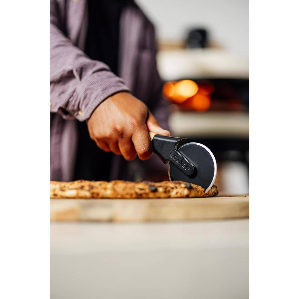 Gozney Ergonomic Wood Handle Pizza Cutter