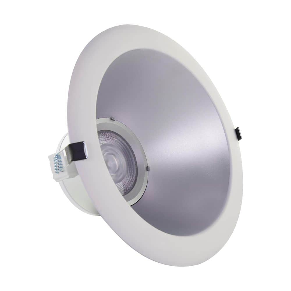 8 in. Adjustable CCT Canless Remodel IC Rated Dimmable Indoor Integrated LED Recessed Light Trim, Silver price history on PriceWatchPro