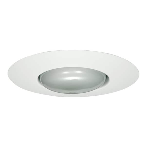 Halo 300 Series 6 in. White Recessed Ceiling Light with Open Splay Trim