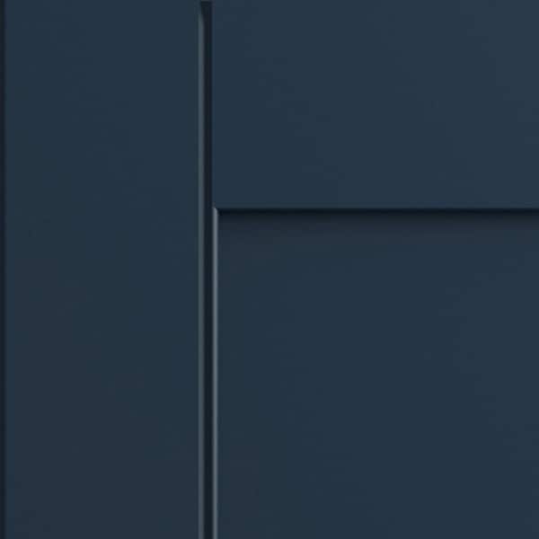Lakeville 7.5 in. W x 0.75 in. D x 7.5 in. H in Vessel Blue Cabinet Door Sample