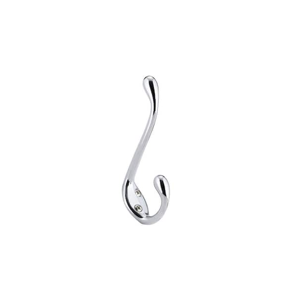 4-7/16 in. (112 mm) Chrome Utility Wall Mount Hook (3-Pack)