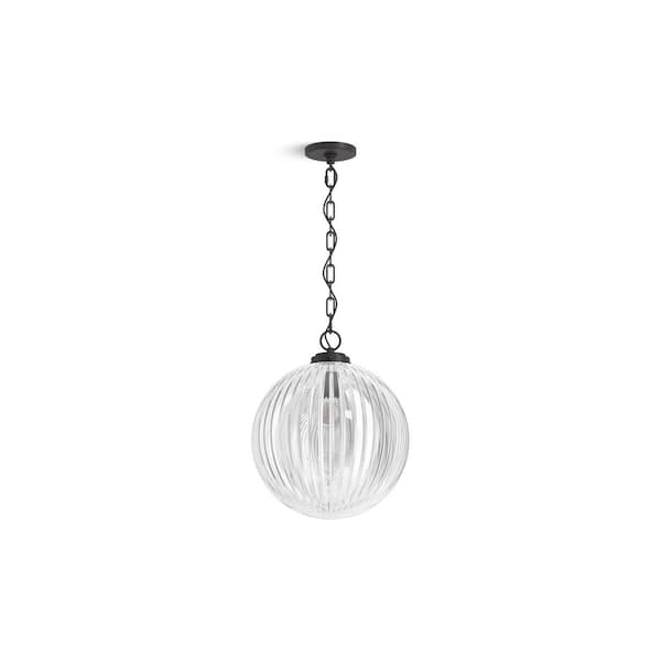 Embra By Studio McGee 1-Light Matte Black Pendant Light