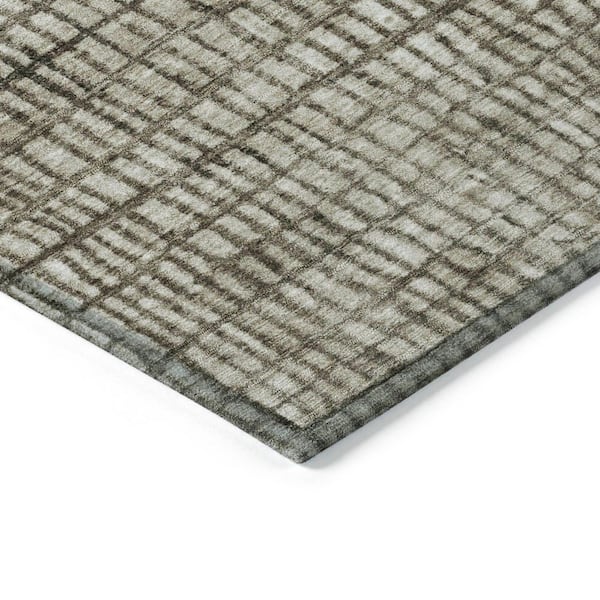 Chantille Machine Washable Indoor/Outdoor Abstract ACN1831 Taupe 3 ft. x 4 ft. Area Rug