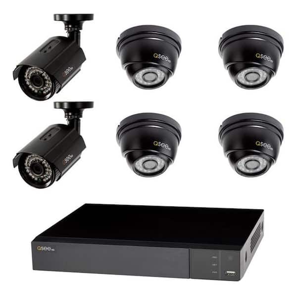 Q-SEE 8-Channel 1080p 1TB Full HD Surveillance System with (2) 1080p Bullet Cameras and (4) 1080p Dome Cameras