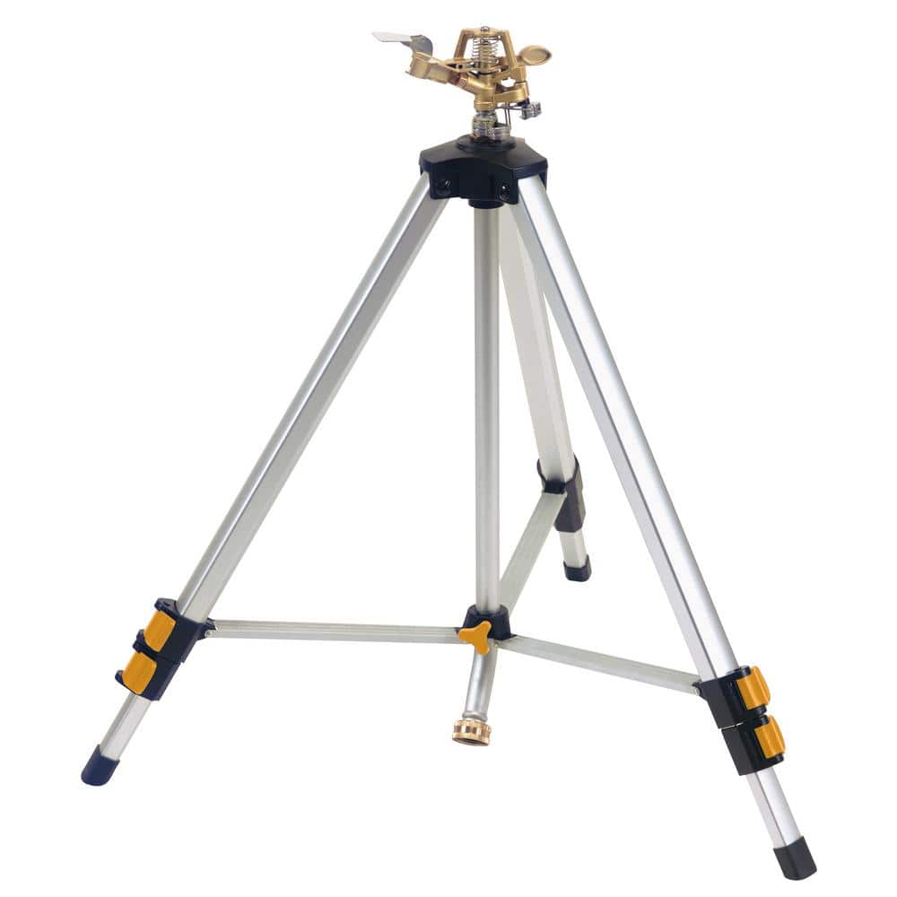 Adjustable Height Metal Tripod Lawn Sprinkler