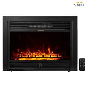 28.5 in. Classic Built-in or Wall-Mounted Direct Vent Electric Fireplace Insert