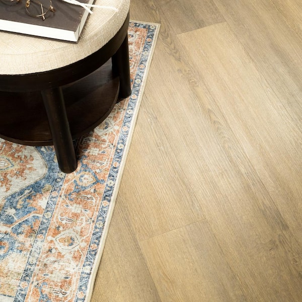 Telford Terrace 12 MIL x 7 in. x 60 in. Warm Taupe Click Lock Waterproof Vinyl Plank Flooring (26.73 sq. ft./Case)