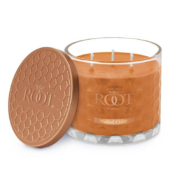 Root Candles 3 Wick Honeycomb Mulled Cider Scented Jar Candle