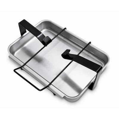 Replacement Catch Pan and Holder for Genesis 1000-5500/Silver/Gold/Platinum, Platinum I/II, Spirit, & Summit Gas Grill