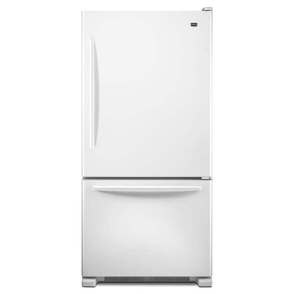 Maytag EcoConserve 33 in. W 21.9 cu. ft. Bottom Freezer Refrigerator in White-DISCONTINUED