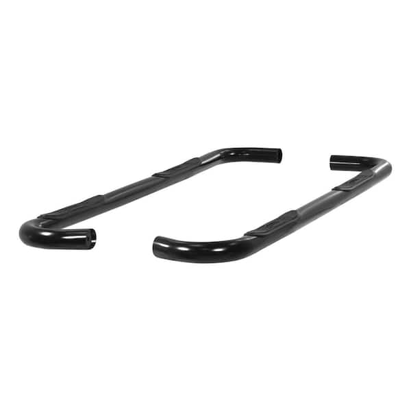 Aries 3-Inch Round Black Steel Nerf Bars, No-Drill, Select Toyota Tundra