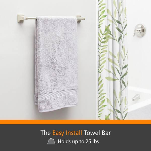 Easy install best sale towel rack