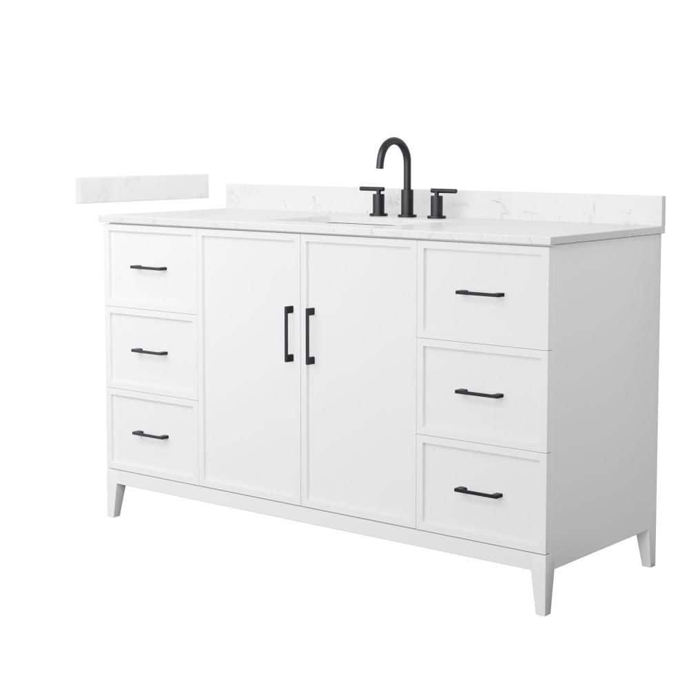 Elan 60 in. Single Freestanding White Bath Vanity with Top price history on PriceWatchPro