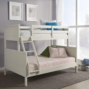 Naples Off White Twin Over Full Bunk Bed