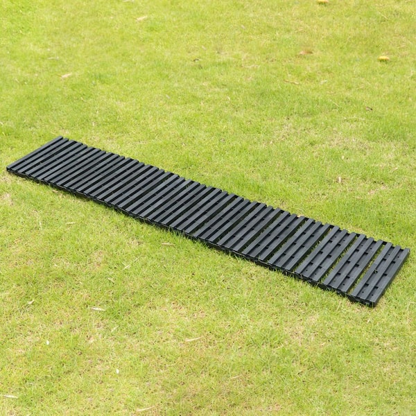 Outdoor Slip Resistant PVC Interlocking Floor Mat 200*200 16MM Thickness