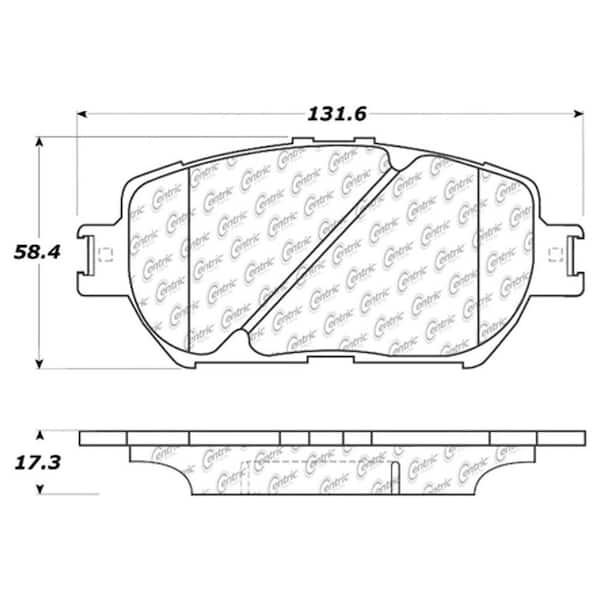 Centric Parts Disc Brake Pad Set