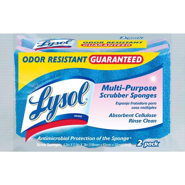 Lysol Multi-Purpose Cellulose Scrub Sponge (2-Pack)