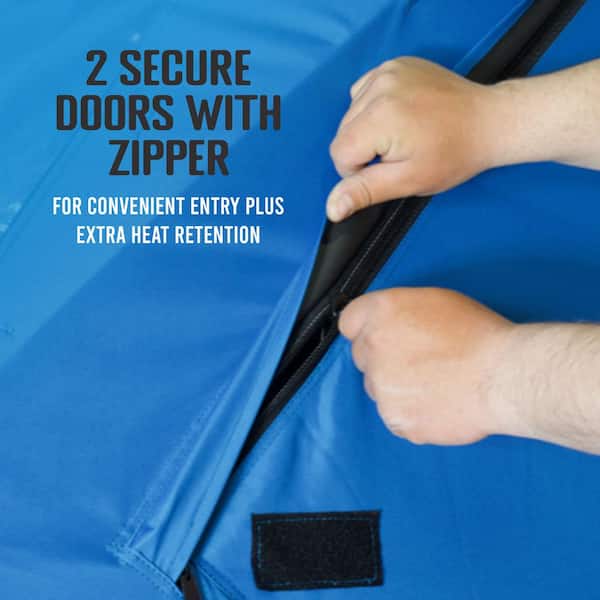 Clam Portable 6 ft. x 12 ft. C-720 Pop Up Ice Fishing Thermal Hub