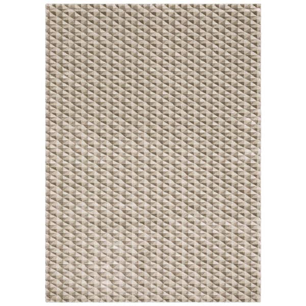 Willa 5 ft. x 8 ft. Brown/Beige Geometric Area Rug