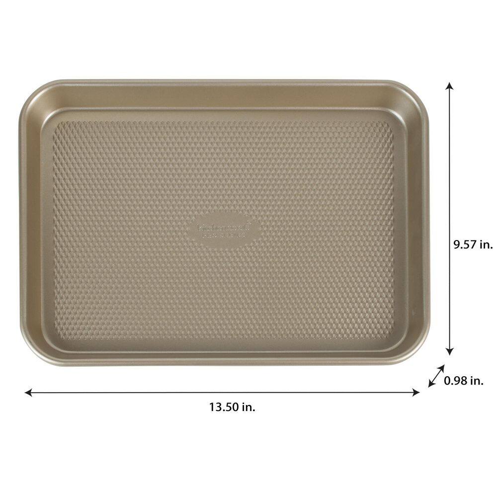 Small Nonstick Carbon Steel Baking Sheet with Diamond Base