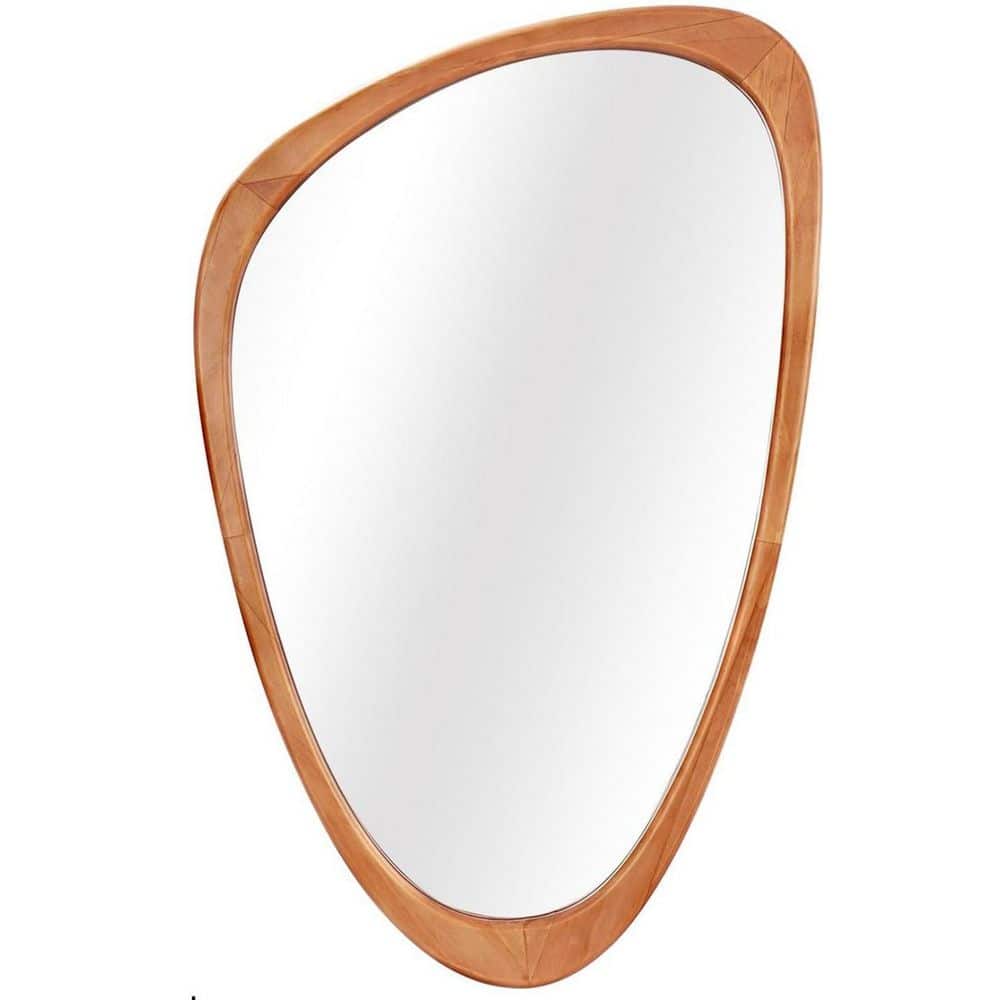 22 in. W x 60 in. H irregular specialty Wood Frame Wall Mirror Vintage Decorative  for Bathroom Vanity mirror in Wood price history on PriceWatchPro