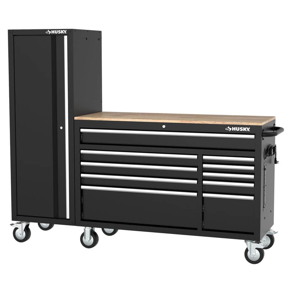 Husky Modular Tool Storage In W Standard Duty Black Mobile