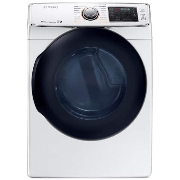 Samsung 7.5 cu. ft. Gas Dryer with Steam in White, ENERGY STAR