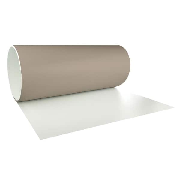 Gibraltar Building Products 24 in. x 50 ft. Driftwood Over Birch White Aluminum Trim Coil