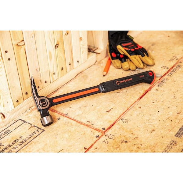 Crescent - 22 oz. Steel Milled-Face Framing Hammer