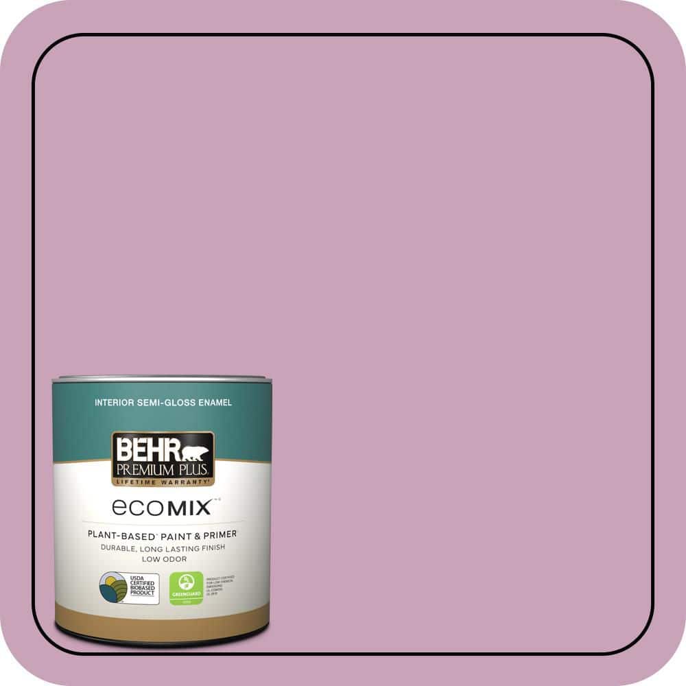 1 qt. #690D-4 Taste of Berry Semi-Gloss Enamel EcoMix Plant-Based Interior Paint & Primer price history on PriceWatchPro