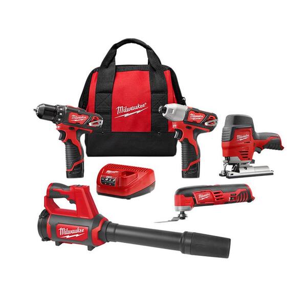 Milwaukee M12 12V Lithium-Ion Cordless Compact Spot Blower (Tool-Only)  0852-20 - The Home Depot